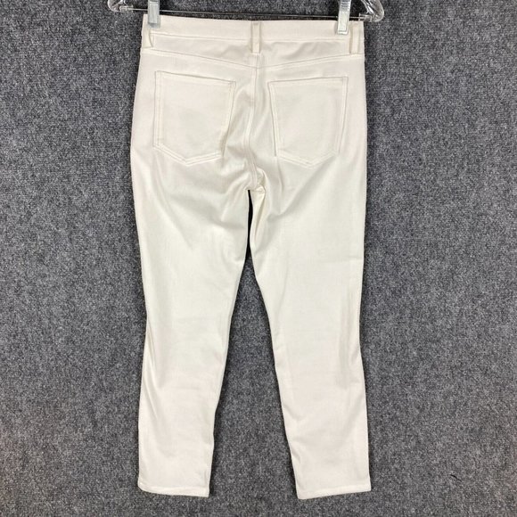 Uniqlo Jeans Women's Medium Jegging Pull On Stretch White M - Picture 6 of 8